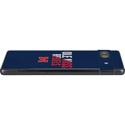 University of Mississippi Ole Miss Rebels Google Pixel 7a Skin